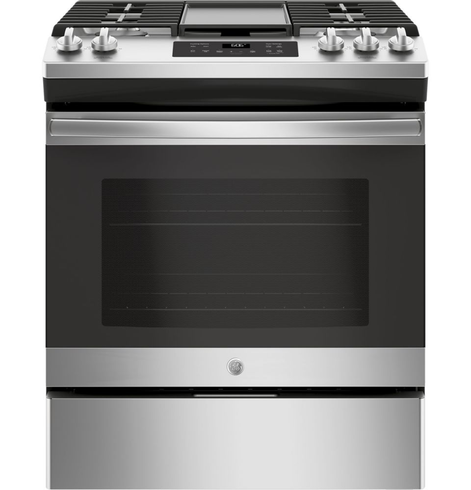 GE 30 Inch 5 0 Cu Ft Single Oven Gas Range With Steam Clean In   P 1001093642 