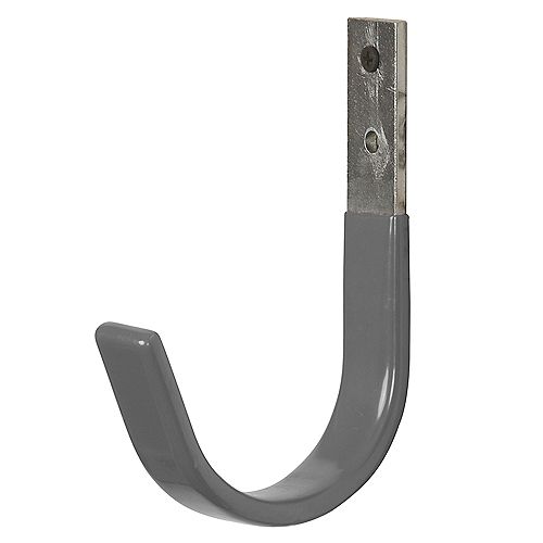 Medium Strap Hook, Zinc Plated with Vinyl Coating, Heavy Duty, 1pc