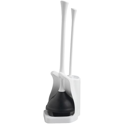 Toilet Bowl Brush & Plunger Combo Set