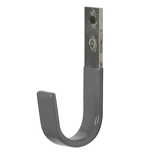 Small Strap Hook, Zinc Plated with Vinyl Coating, Heavy Duty, 1pc