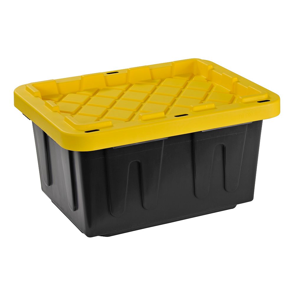 Hdx 5 Gal Heavy Duty Storage Tote The Home Depot Canada