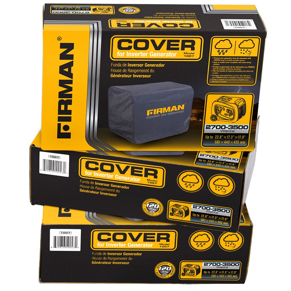 Firman Medium Size Inverter Portable Generator Cover The Home Depot Canada