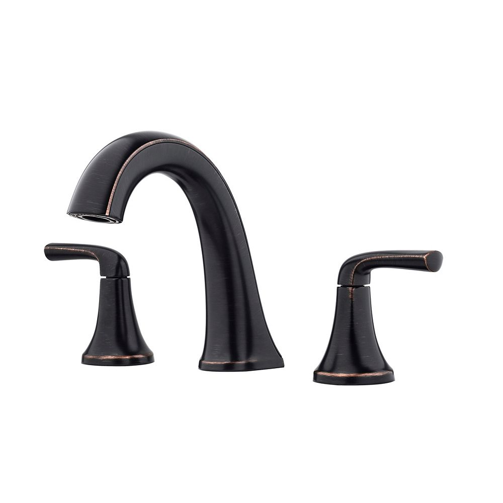 Pfister Ladera Widespread Bathroom Faucet In Tuscan Bronze The Home Depot Canada