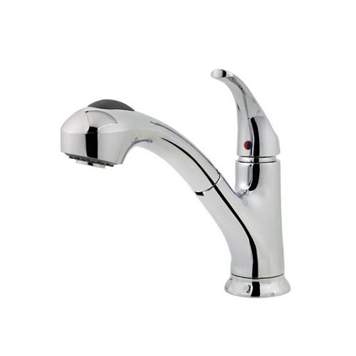 Shelton Kitchen Pull Out Faucet in Polished Chrome