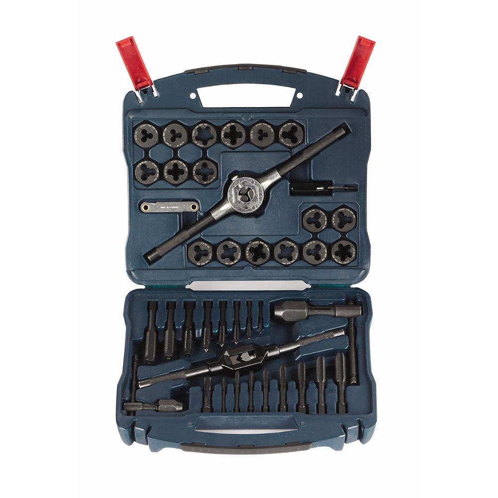 Bosch 40 Piece Black Oxide Tap And Die Set The Home Depot Canada