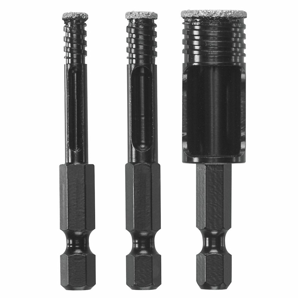 Bosch 3Piece Diamond Hole Saw Set The Home Depot Canada