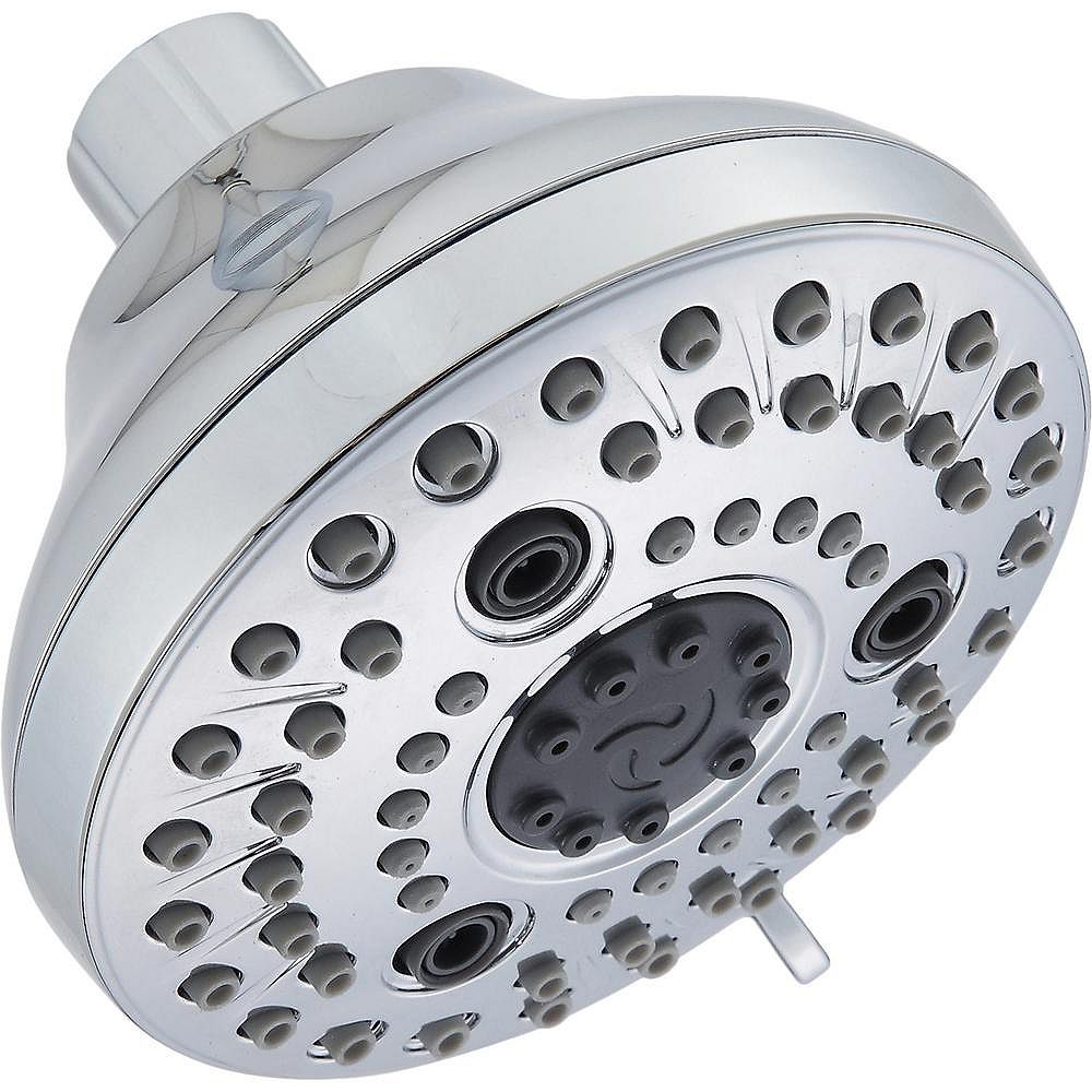 Glacier Bay Lavmere Fixed Round Showerhead in Chrome The Home Depot