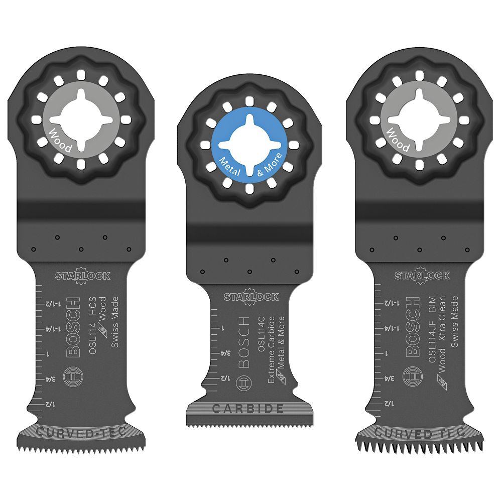 Bosch Starlock Oscillating MultiTool Accessory Blade Set (3Piece