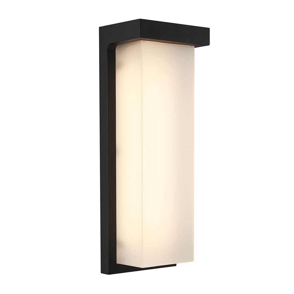 Home Decorators Collection Outdoor Wall Led Light Black The Depot Canada Outdoor Wall Led Light Black, Outdoor Led Light Fixtures Home Depot