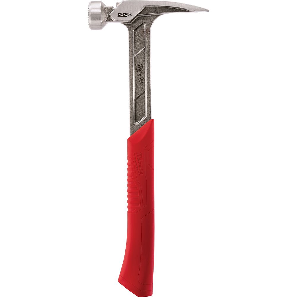 Milwaukee Tool 22 oz. Milled Face Framing Hammer The Home Depot Canada