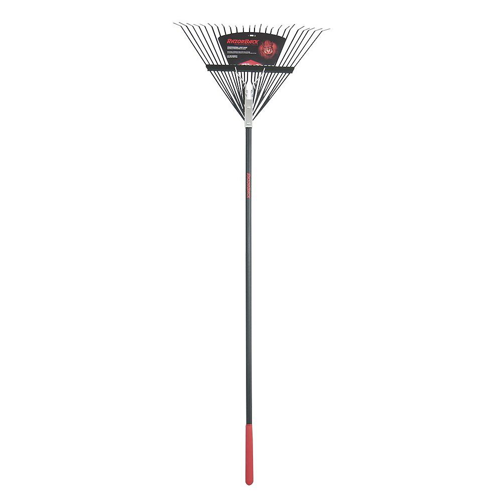 Razorback Lawn Rake 24 Steel Tines | The Home Depot Canada