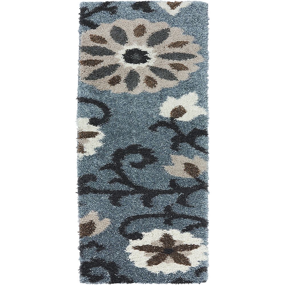 Mohawk Home Hazelhurst Abyss Blue 3 ft. 4inch x 5 ft. 6inch Accent