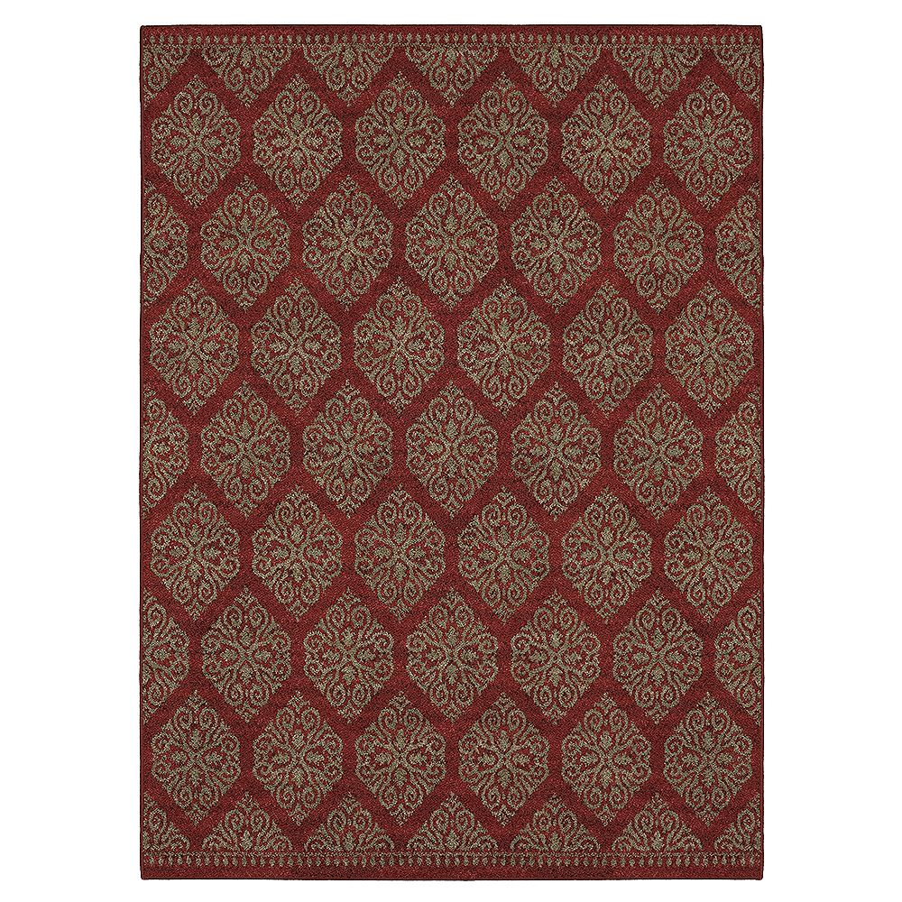 Mohawk Home Taurus Ruby Russet 10 ft. x 13 ft. Area Rug The Home