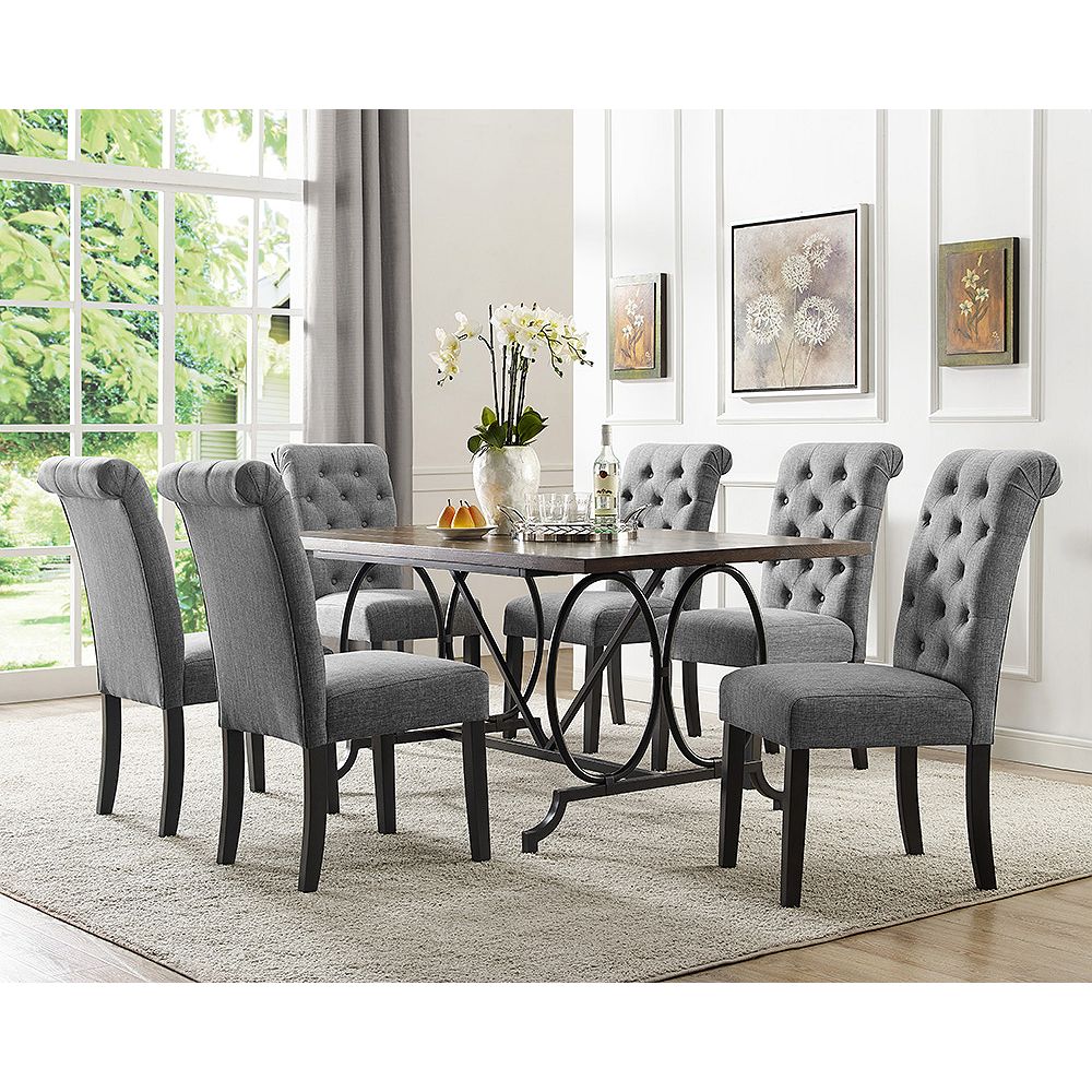 6 Chairs Dining Room Sets Modern : Dining Room Sets With Grey Chairs ...