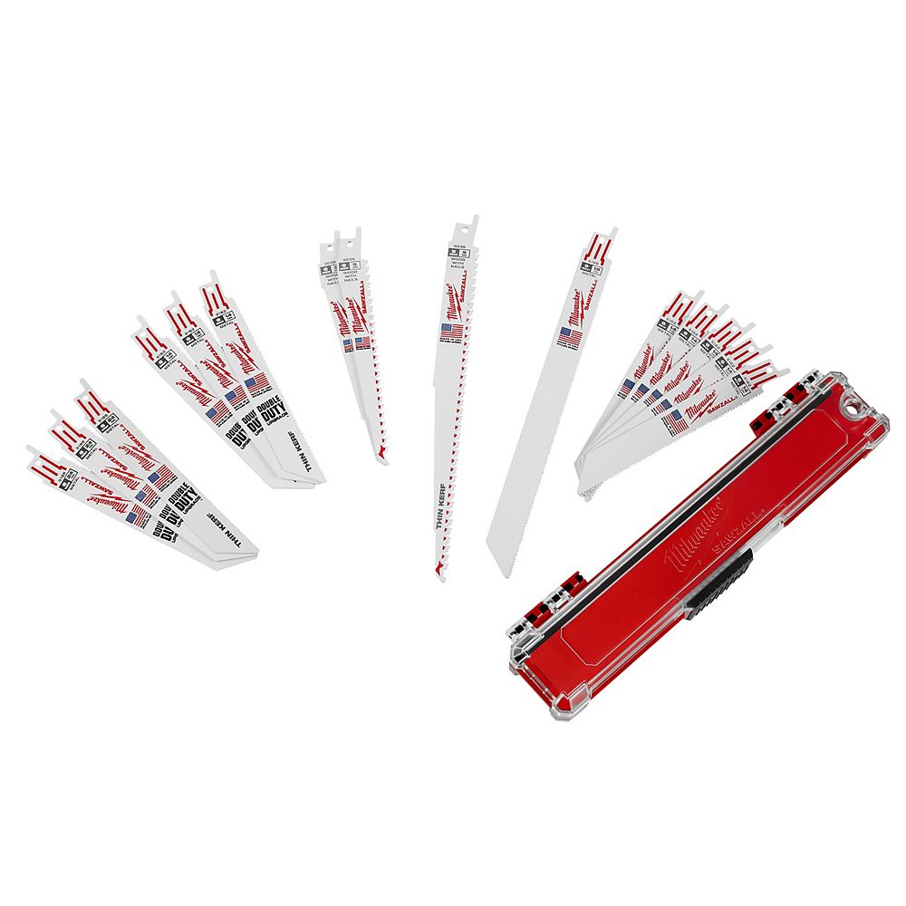 Milwaukee Tool Sawzall Reciprocating Saw Blade Set (15Piece) The
