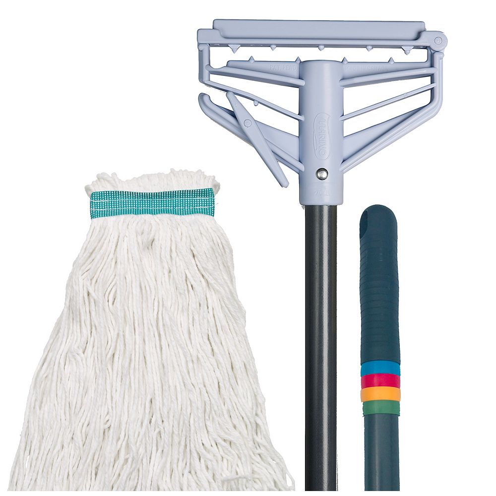 Vileda Combo handle and mop SnapnGo fiberglass handle, grey 54