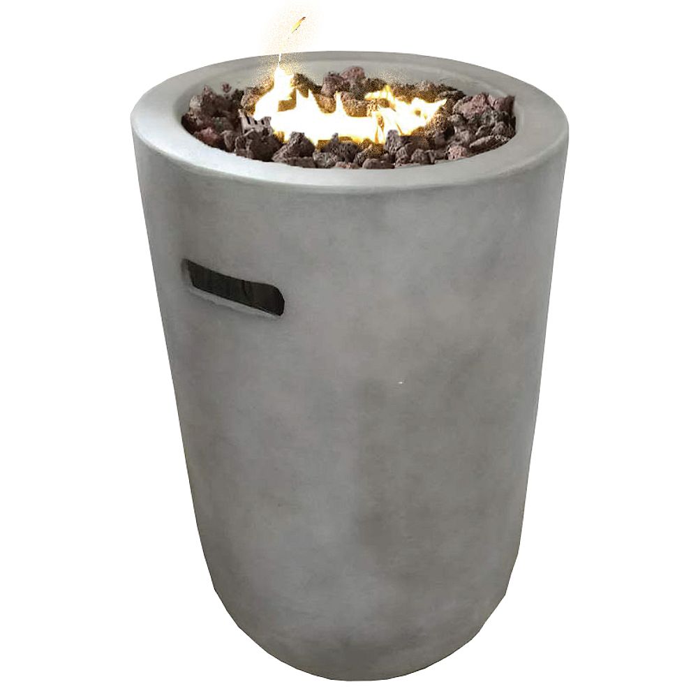 RTS Home Accents Graphite Propane Fire Column The Home Depot Canada