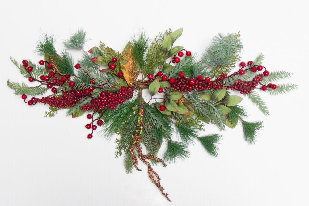 Henryka Decorated Christmas Swag The Home Depot Canada