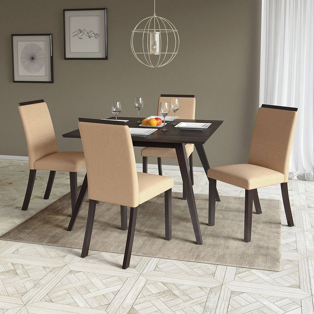 Corliving Ensemble De 2 Chaises Couleur Sable Pour Salle A Manger Home Depot Canada