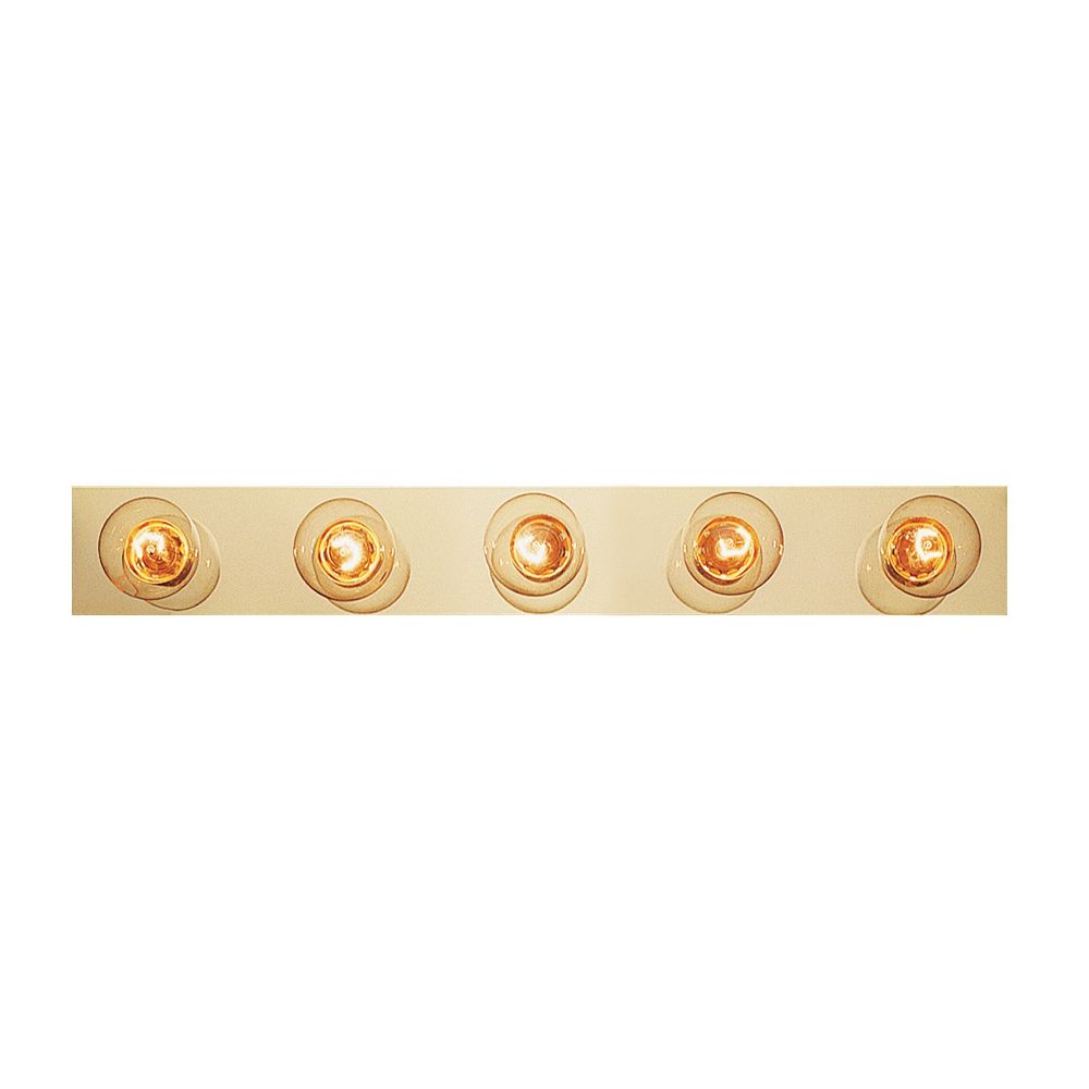 Bel Air Lighting Collection 5Light Polished Brass Bath Bar