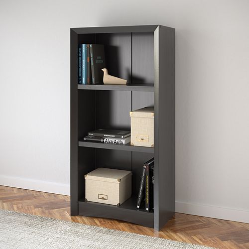 Black Bookcases and Bookshelves The Home Depot Canada