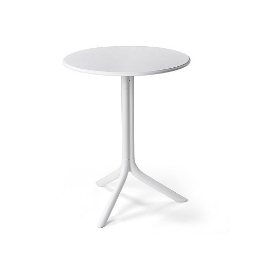 Spritz Outdoor Bistro Table with Two Bases - Bianco