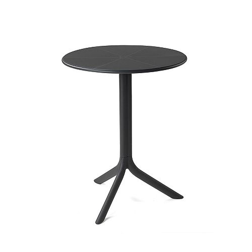 Spritz Outdoor Bistro Table with Two Bases - Anthracite