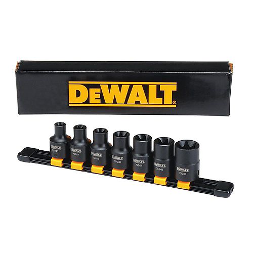 DEWALT 10 Piece 3/8 in Drive Metric Impact Universal Socket Set The