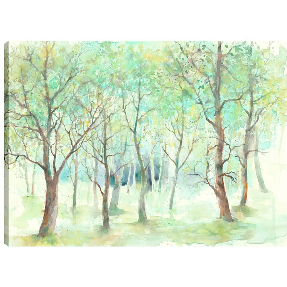 Art Maison Canada 30X40 Green Trees, Printed canvas gallery wrapped