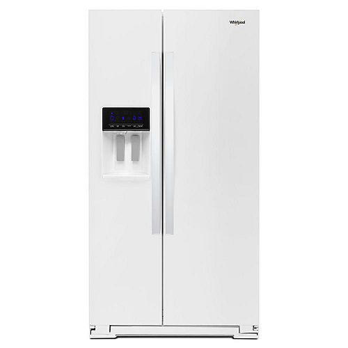 White Side By Side Refrigerators The Home Depot Canada