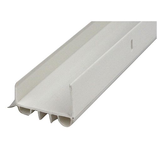 36-inch Vinyl U-Shaped Under Door Bottom Seal White