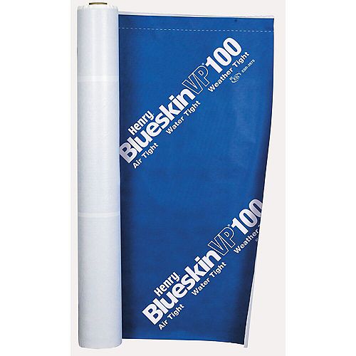 Blueskin VP100 Self Adhered Water-Resistive Air Barrier Membrane