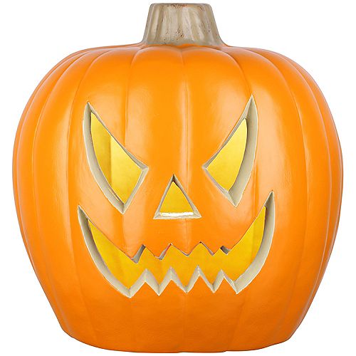 20-inch Blow Mold Jack-O-Lantern -Spooky Face