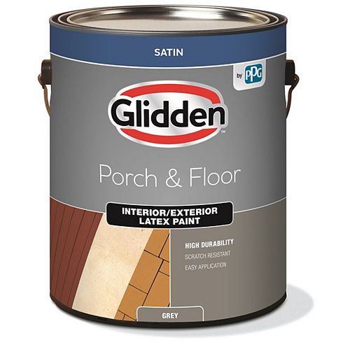 Porch & Floor Interior/Exterior Satin - Grey 3.78 L