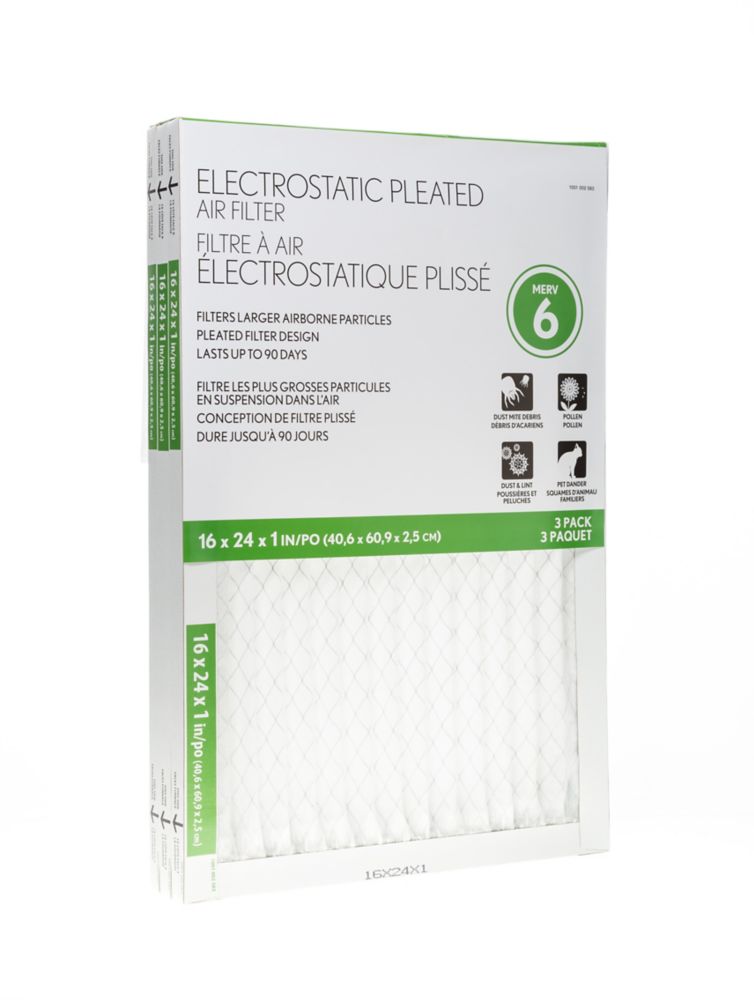 Air Flow Air Furnace Filters Hepa Electrostatic The Home Depot Canada