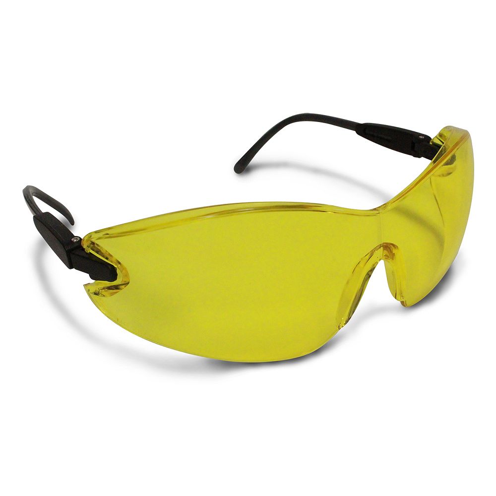 Workhorse Amber Safety Glasses with Frameless Lens The Home Depot Canada