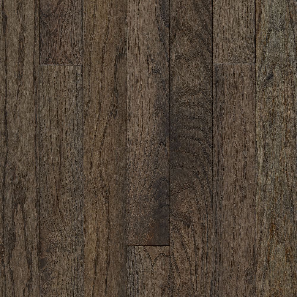 Bruce 3 4 Inch X 3 1 4 Inch Oak Gray Solid Hardwood Plank 22sf The Home Depot Canada