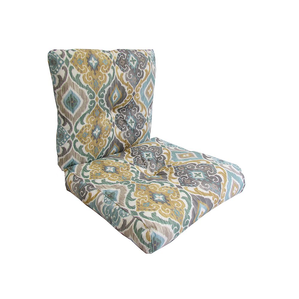 Bozanto Inc. 24 x 48 x 5 inch Deep Seat Cushion in Multi Color The