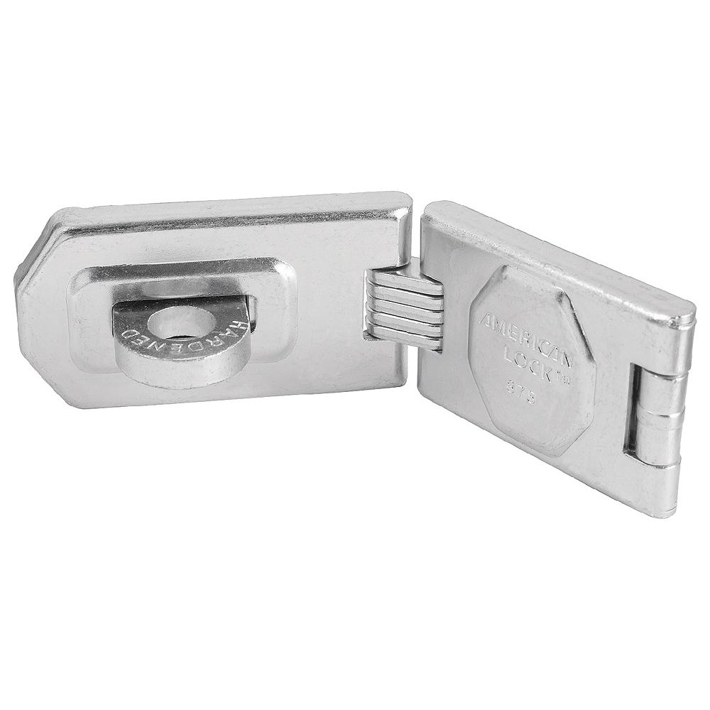 American Lock 61/4 inch (15.9cm) Long Single Hinge Hasp The Home