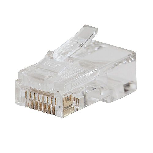 Pass-Thru Modular Data Plugs CAT6 (10-Pack)