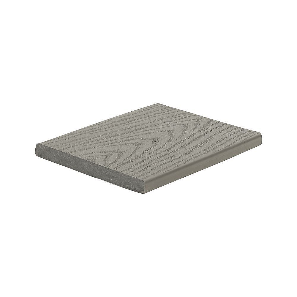 Trex 12 Ft. Select Composite Capped Fascia Pebble Grey 1 inch x 8