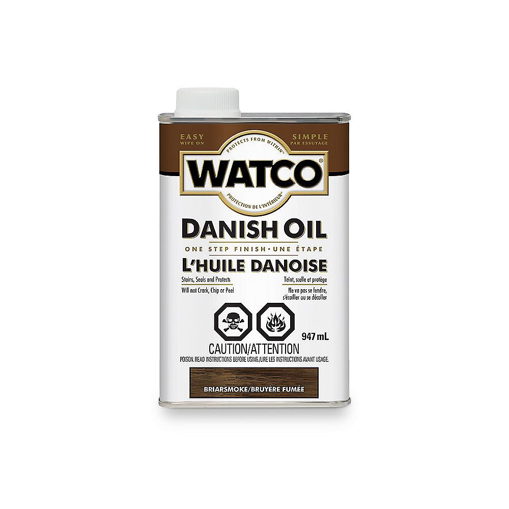 Watco Danish Oil One Step Finish In Briarsmoke, 947 Ml The Home Depot