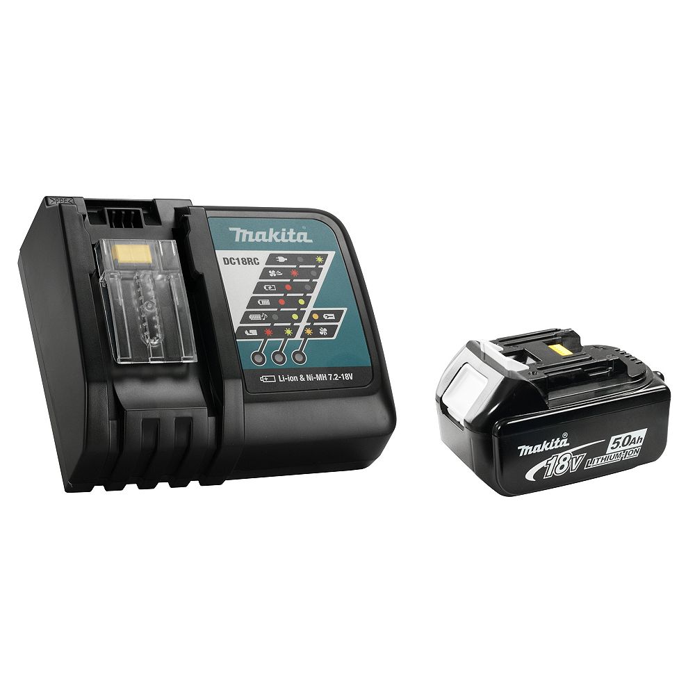 MAKITA CHARGER (DC18RC) + BATTERY (BL1850B) KIT The Home Depot Canada