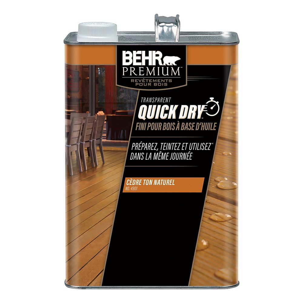 Behr Premium Quick Dry Oil Base Wood Finish in Cedar Naturaltone The