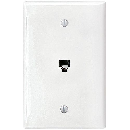 Phone Jack Midsize Wallplate