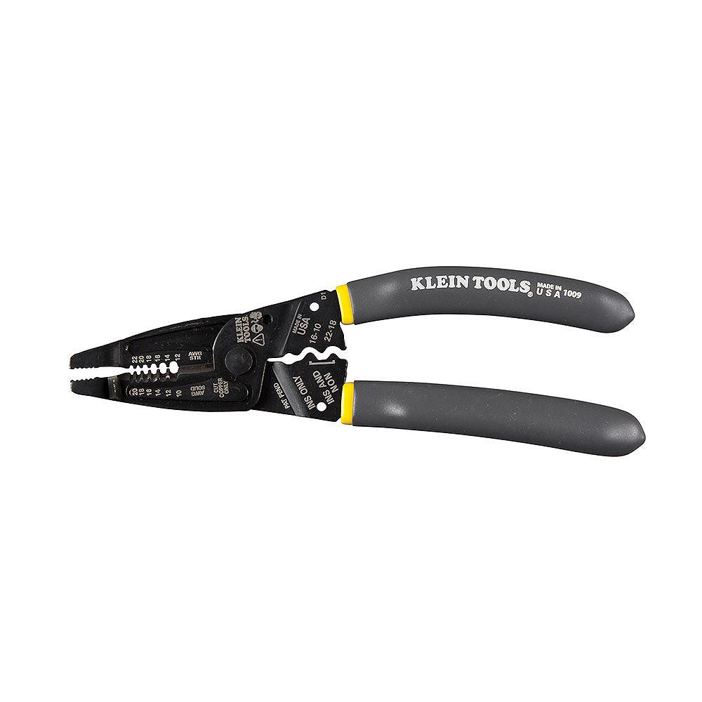 Klein Tools LongNose Wire Stripper/Crimper The Home Depot Canada