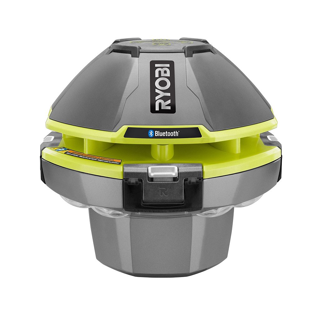 RYOBI 18V Floating Speaker/Light Show with Bluetooth The Home Depot