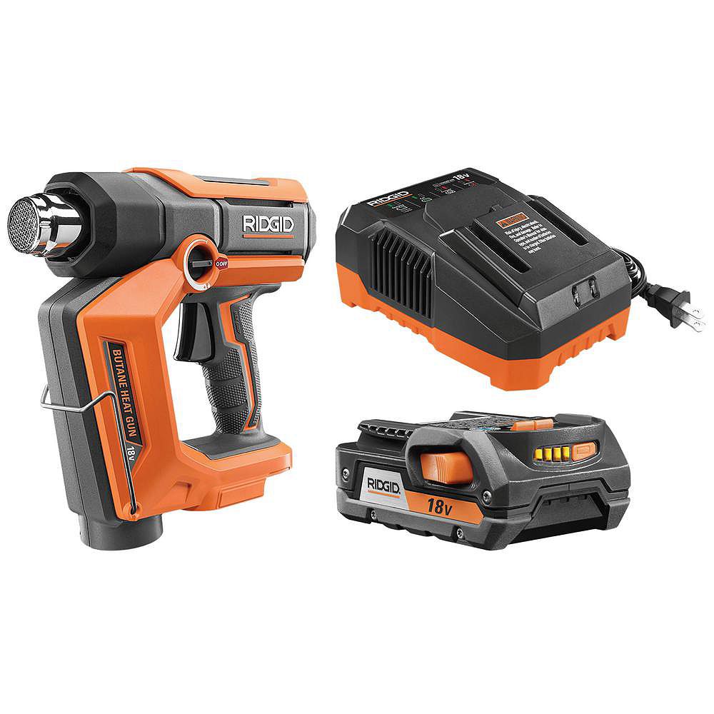 RIDGID 18Volt Butane Heat Gun Kit The Home Depot Canada