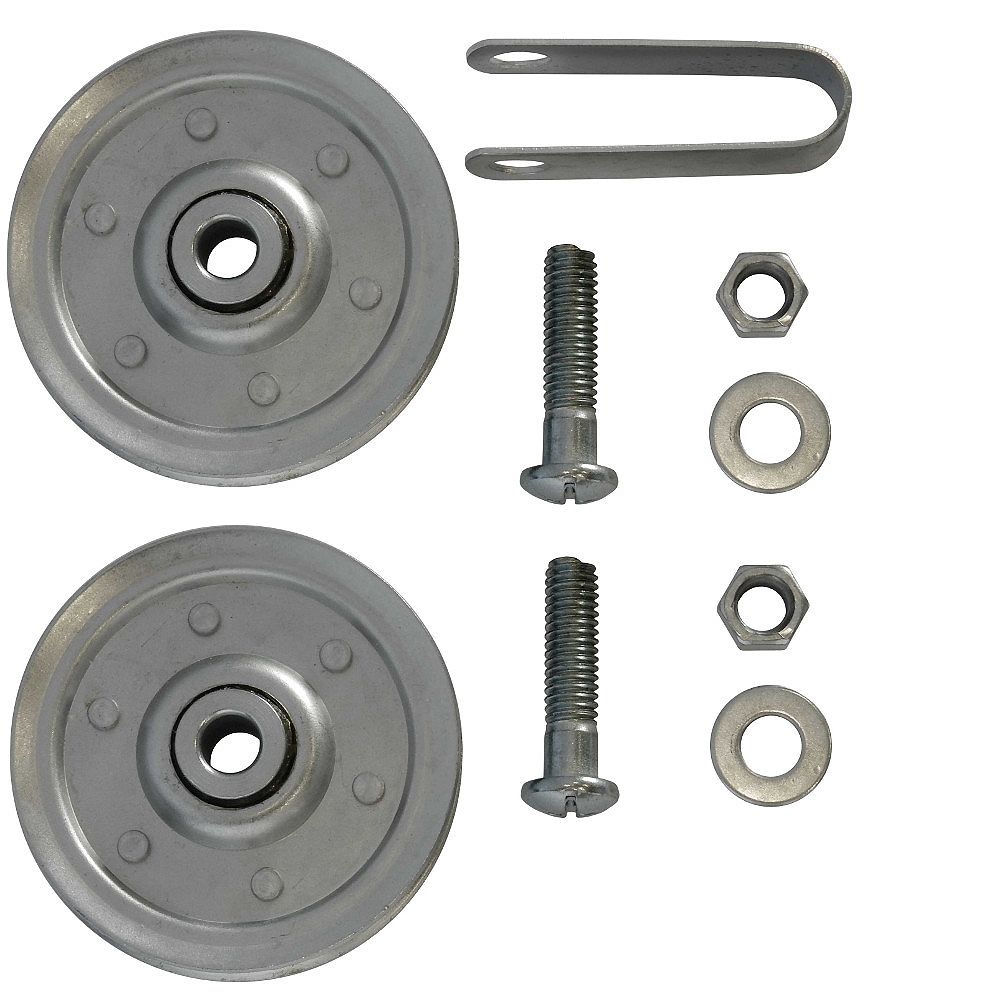Ideal Security Poulies de 3 po pour porte de garage (Paquet de 2) Home Depot Canada