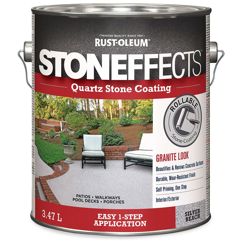 Stoneffects Quartz Stone Coating Silver Beach 3.47L | The Home Depot Canada